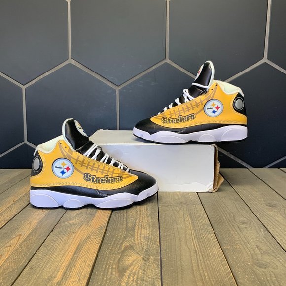 Steelers Other - New W/Damaged Box! Mens Steelers Football Yellow Black Chunky Sneakers Size 7